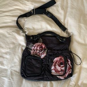 L.A.M.B. Floral nylon crossbody bag